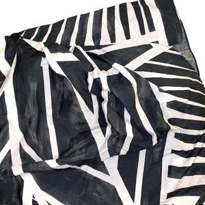 ZARA Asymmetrical high waisted skirt